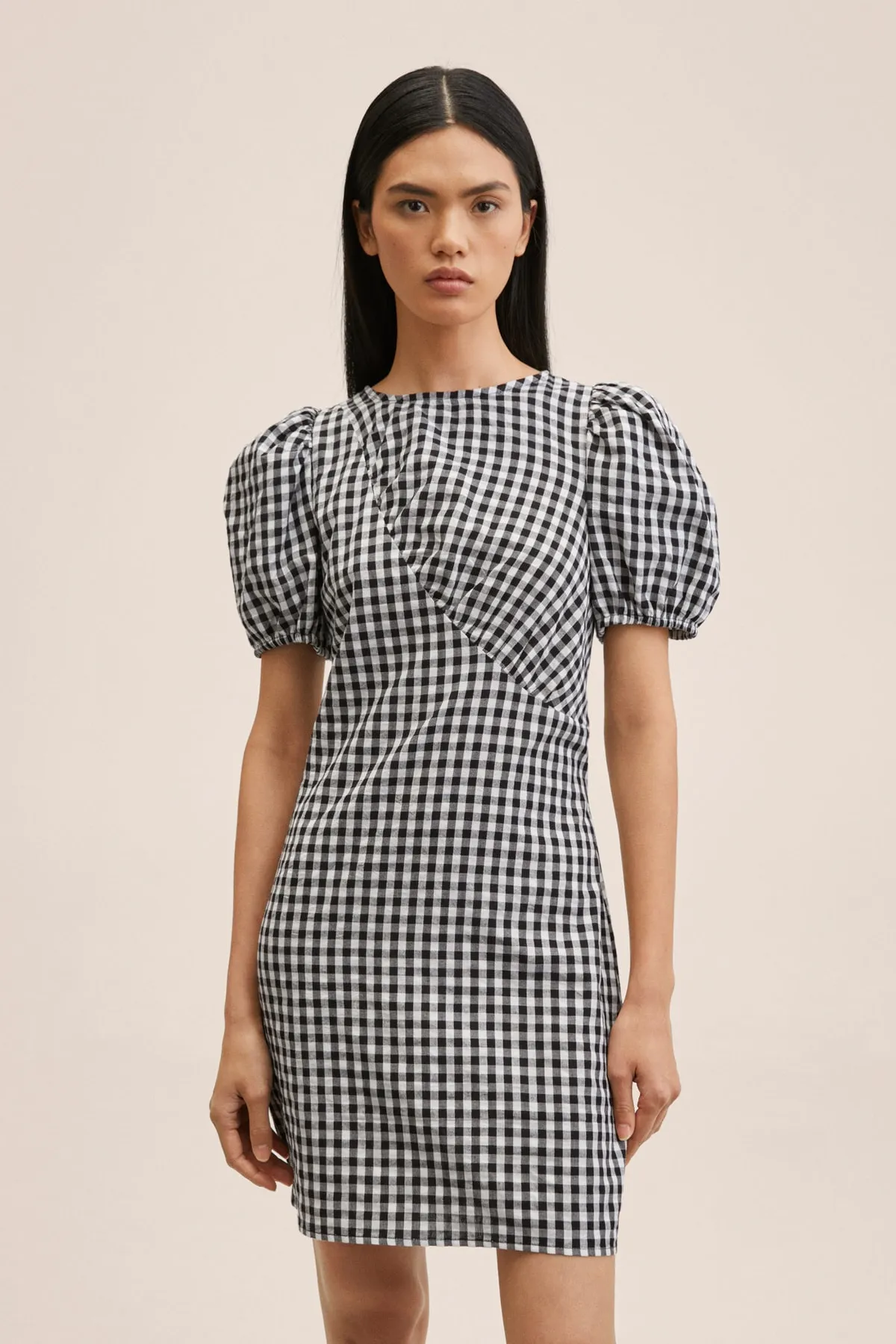 MANGO  Schwarzes Damenkleid 27027121