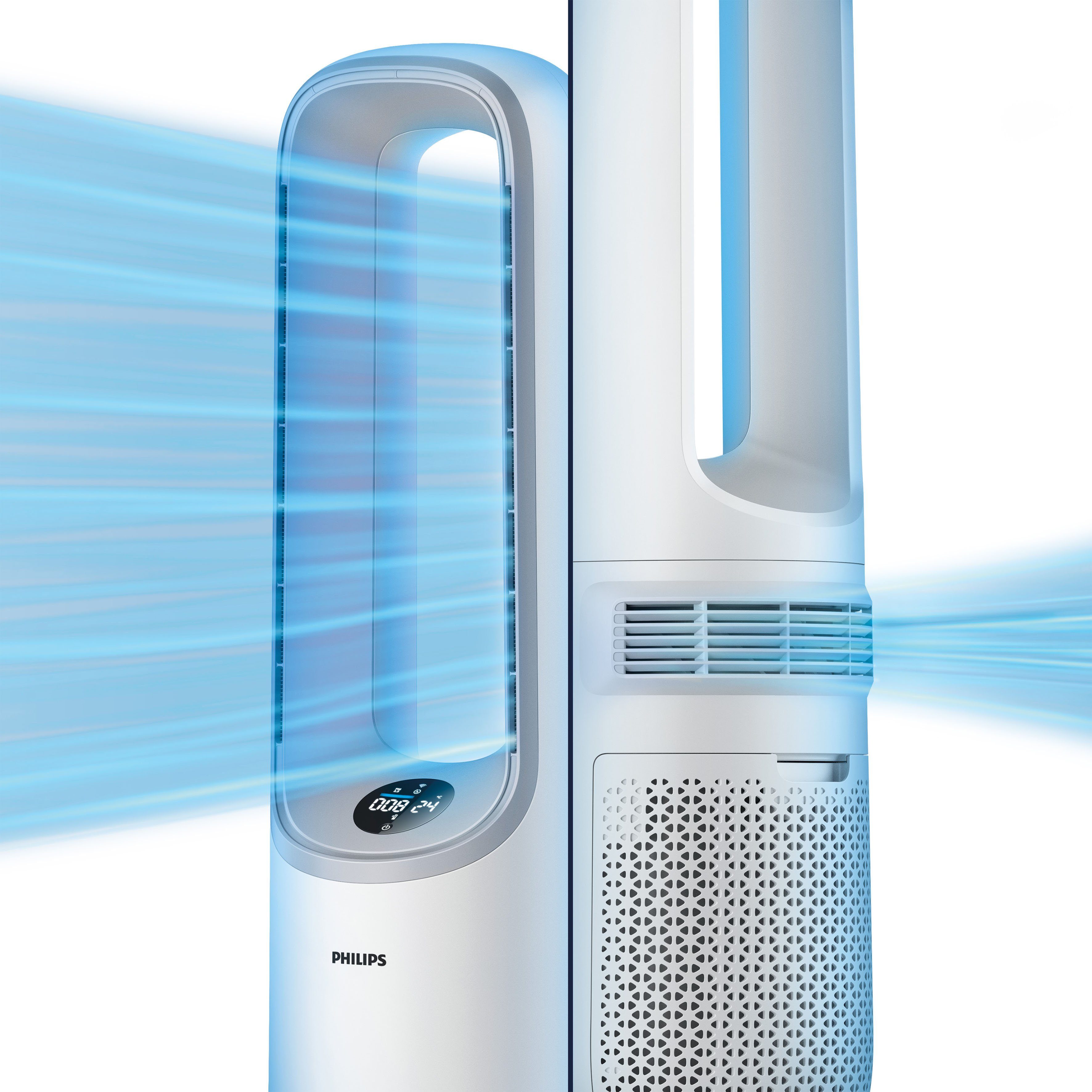 Philips Luftreiniger AMF765/10 Air Performer 7000 Serie, für 70 m² Räume, mit 2-in-1 mit Kühlfunktion, für Allergiker geeignet