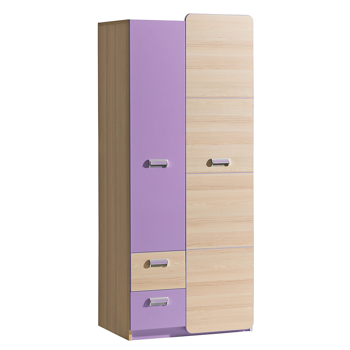 Jugendzimmer Set Lorento 6 teilig violett