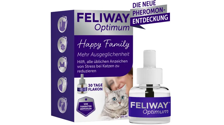Ceva Katzenzubehör Feliway Optimum Nachfüllflakon 48 ml