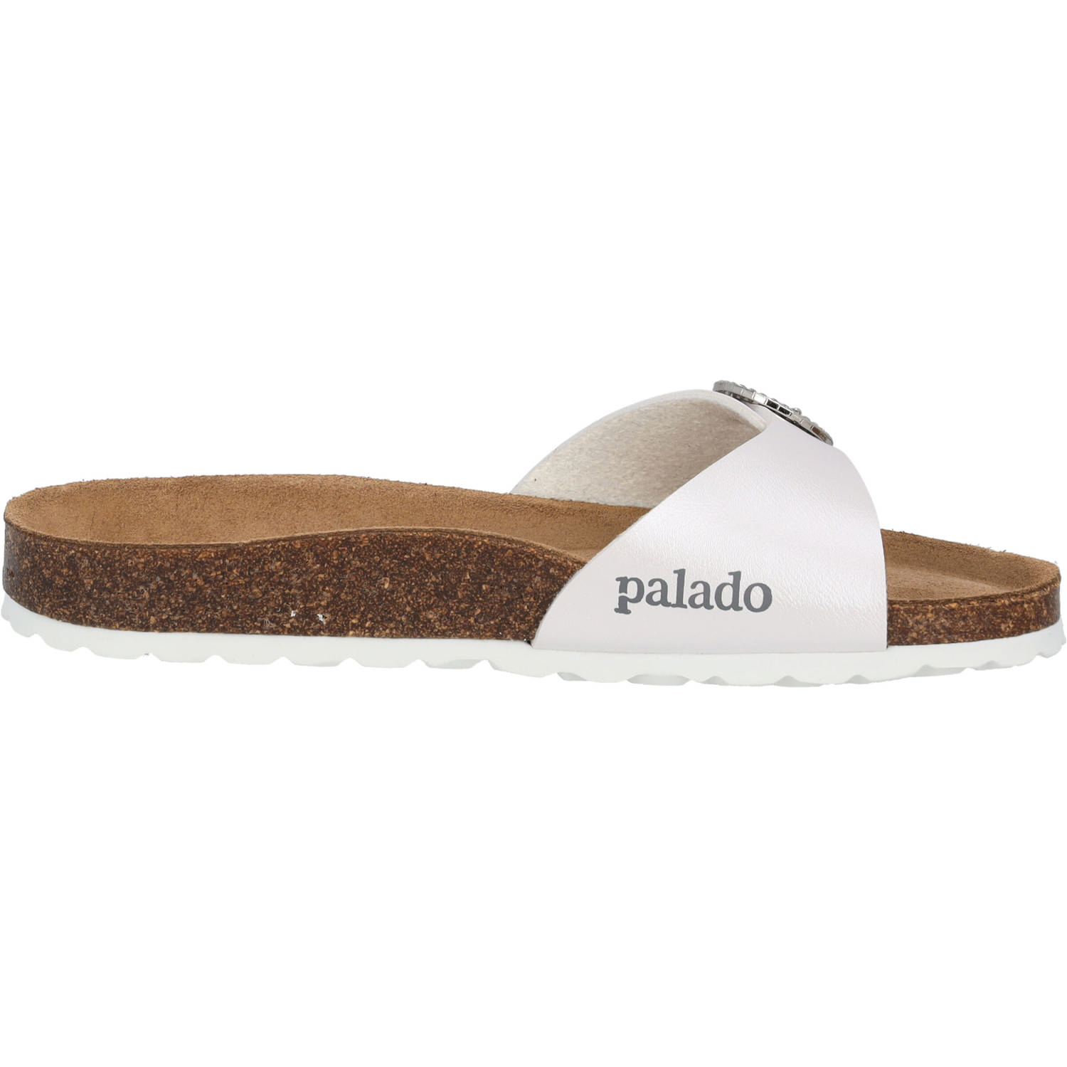 Palado Malta RD by Sila Sahin, Pantoletten, Damen, weiß metallic