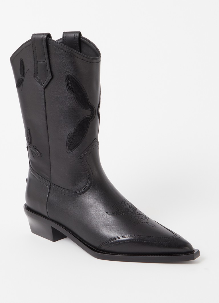 Zadig&Voltaire  Cara Western cowboylaars van leer