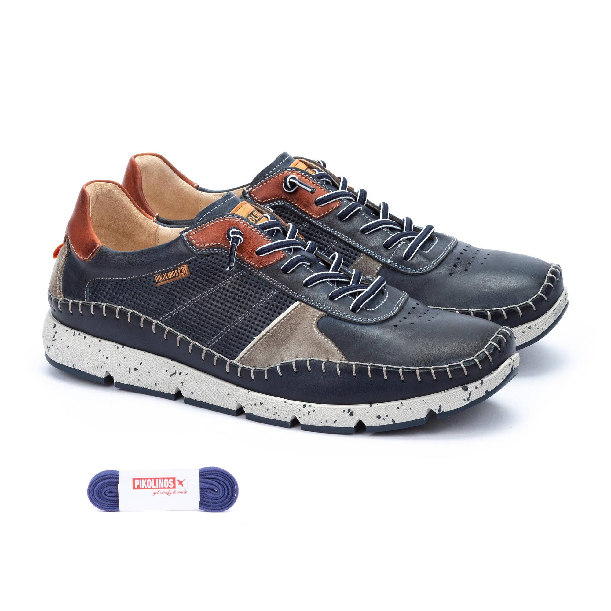 Herensneakers met elastiek - BLAUW
