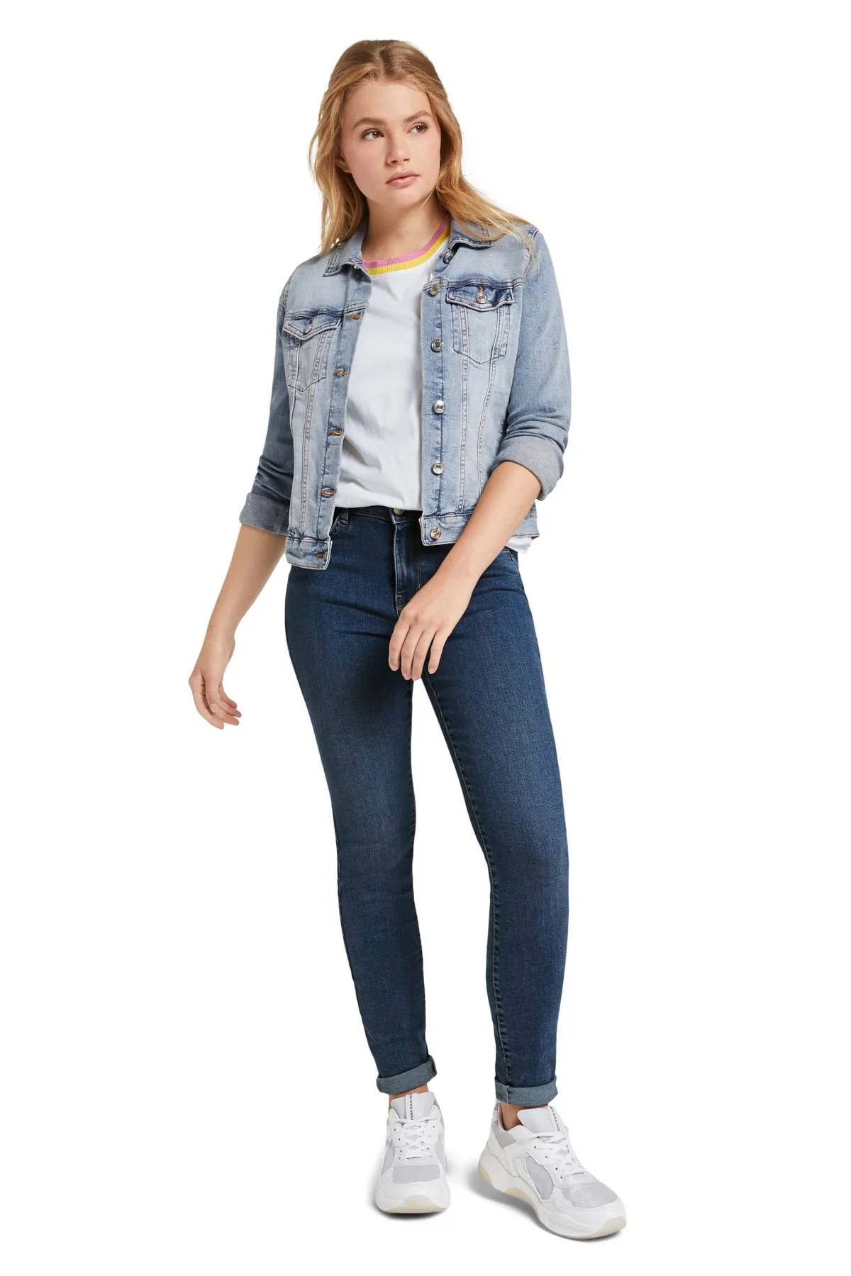 Tom Tailor Denim  Gebrauchte Mid Stone Blue Denim Damen/Mädchen Jeans