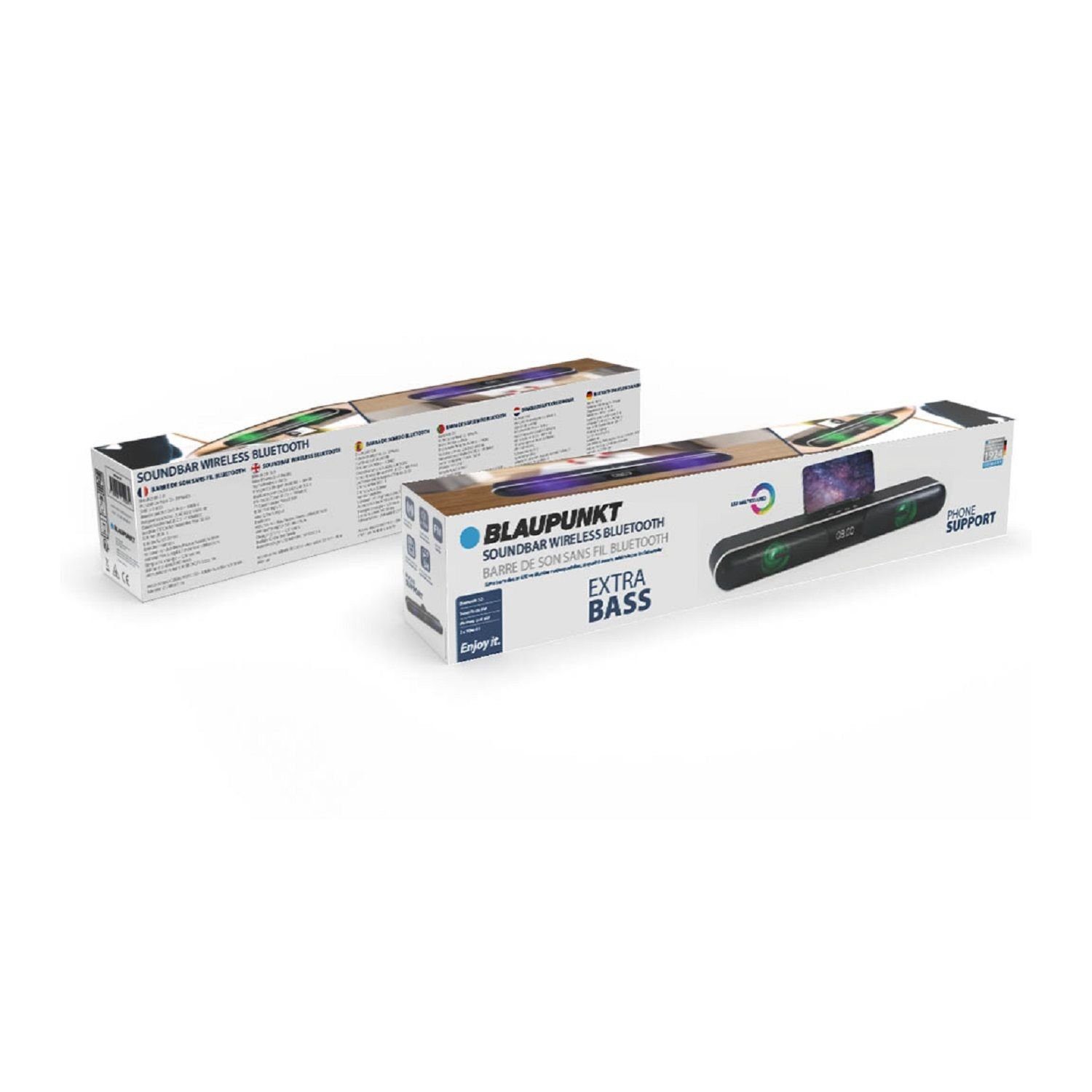 Blaupunkt BLP9825 Soundbar BT FM USB LED 20W Bluetooth AUX-In-Kabel Soundbar