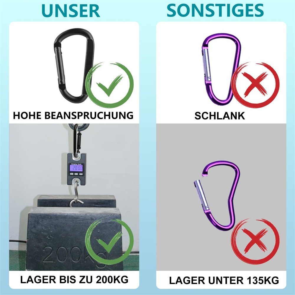 Runxizhou Hängematte Hängematte Outdoor, Camping Hängematte, 200kg Tragkraft 270x140cm (1 St)