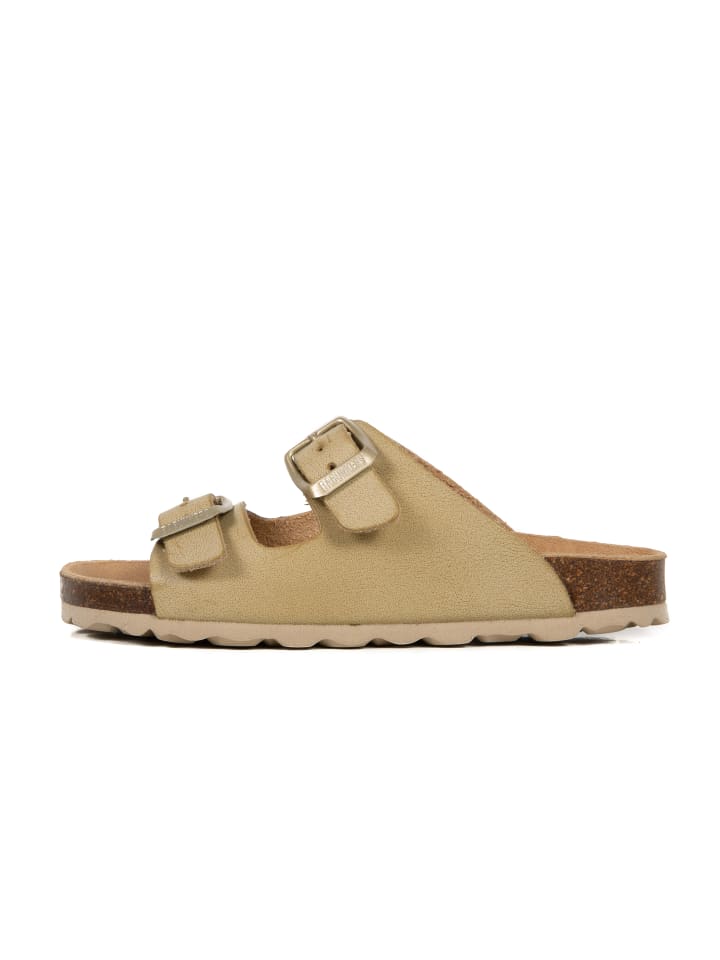 babunkers Pantoletten  in beige günstig kaufen