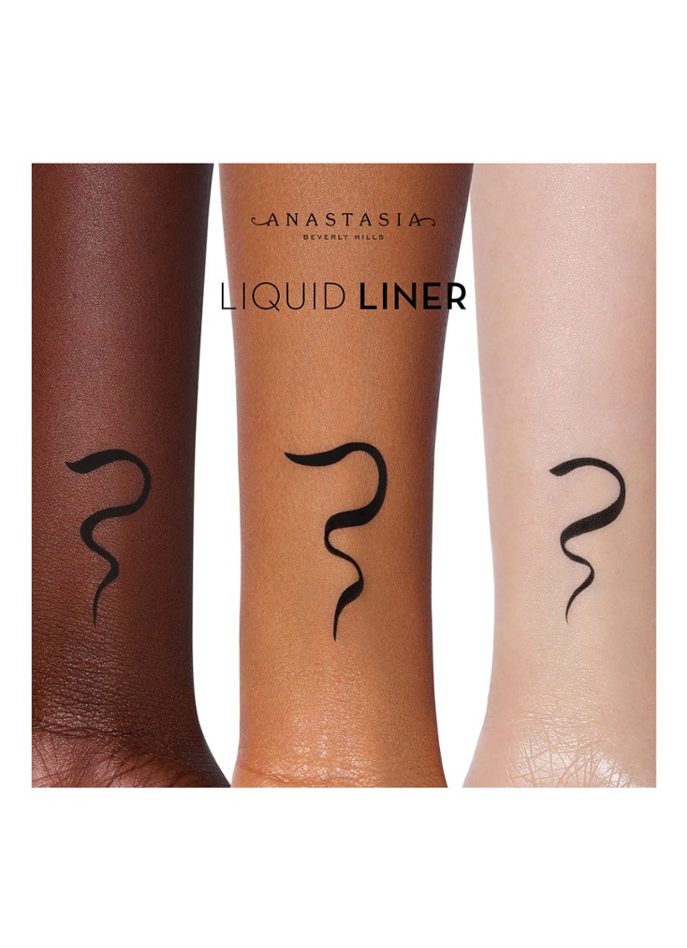 Anastasia Beverly Hills Black Liquid Liner - ūdensizturīgs šķidrais acu zīmulis