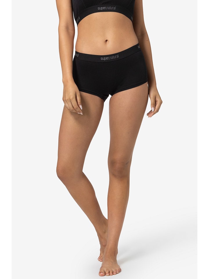 super.natural 2er-Set: Funktionspantys in Schwarz günstig kaufen