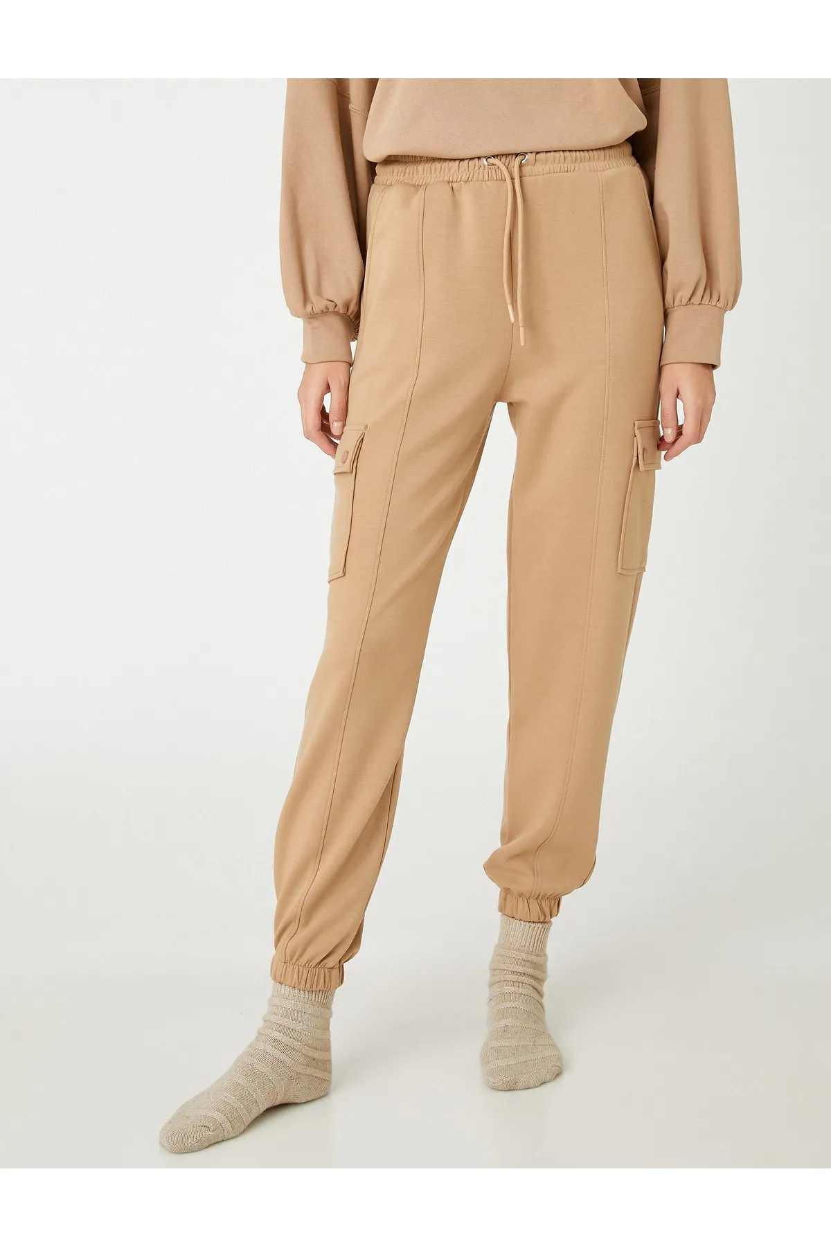 Koton  Jogger-Pyjamahose mit Taschendetail