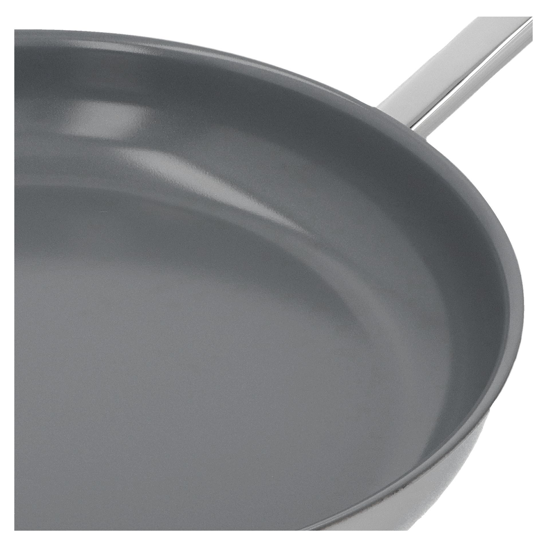 Bratpfanne 32 cm, 18/10 Edelstahl, Silber