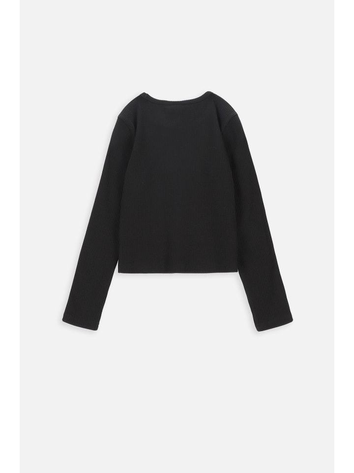 Coccodrillo Langärmeliges T-shirt in schwarz günstig kaufen