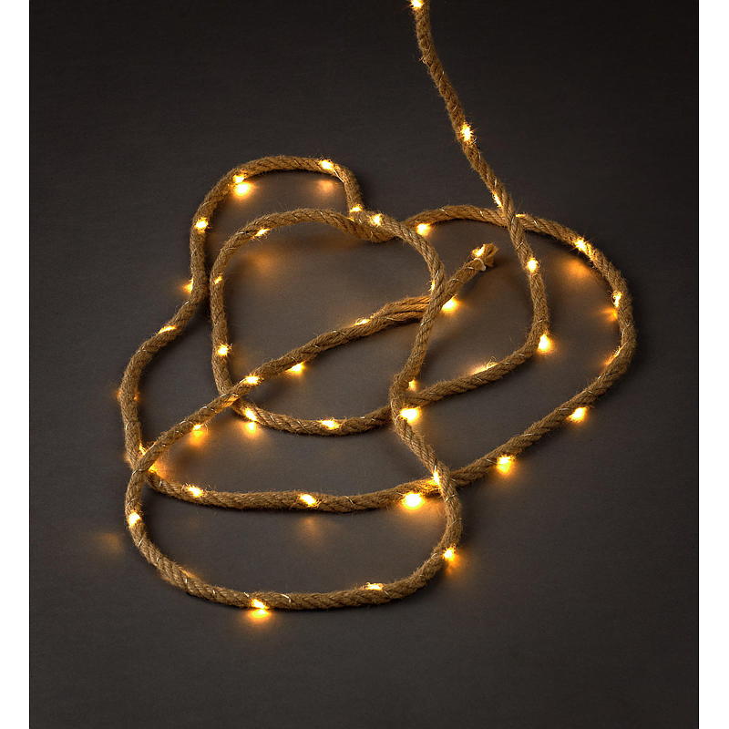 Home Hampetau 4,5 m, m/60 LED-lys