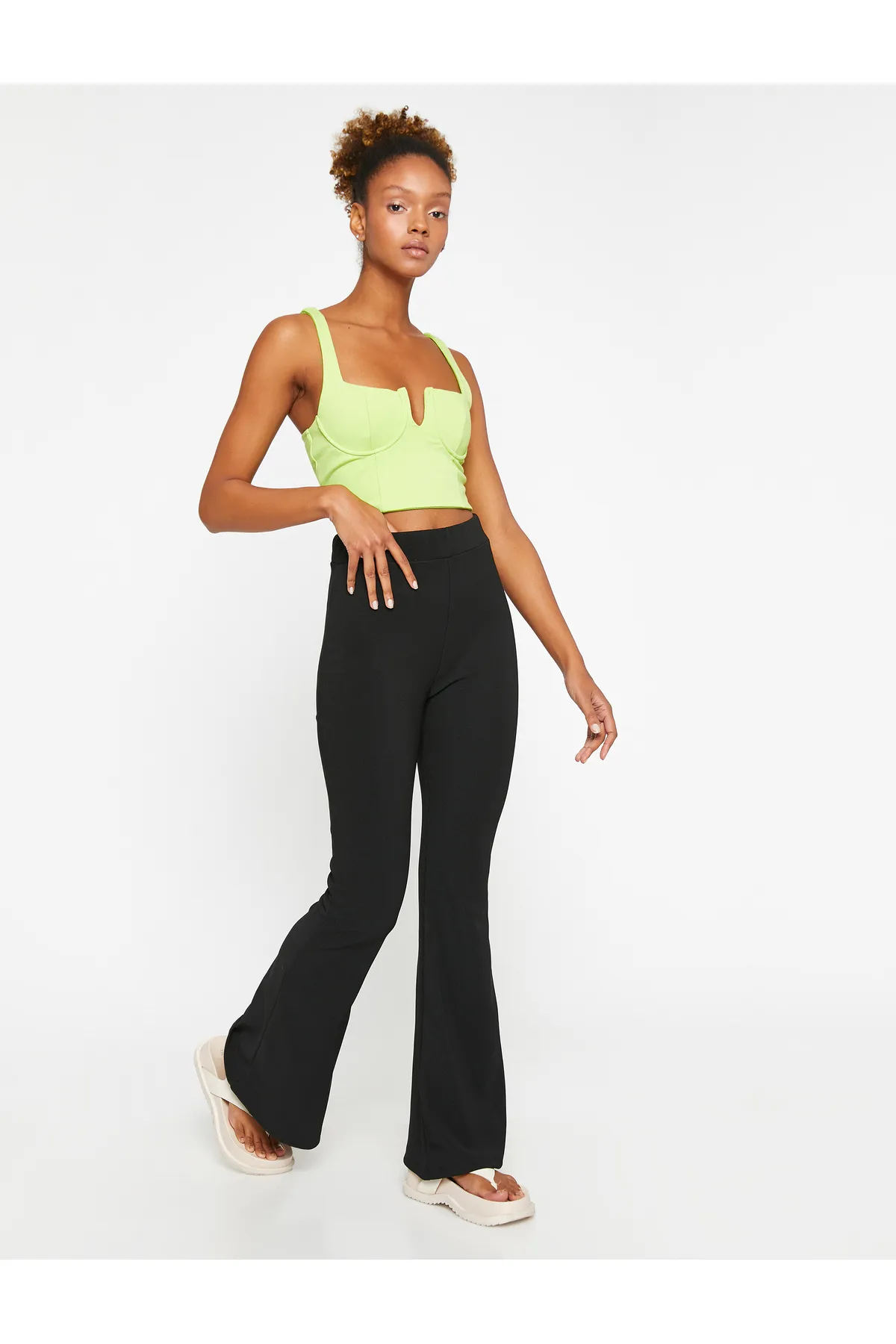 Koton  Spanische Hose mit hohem Bund