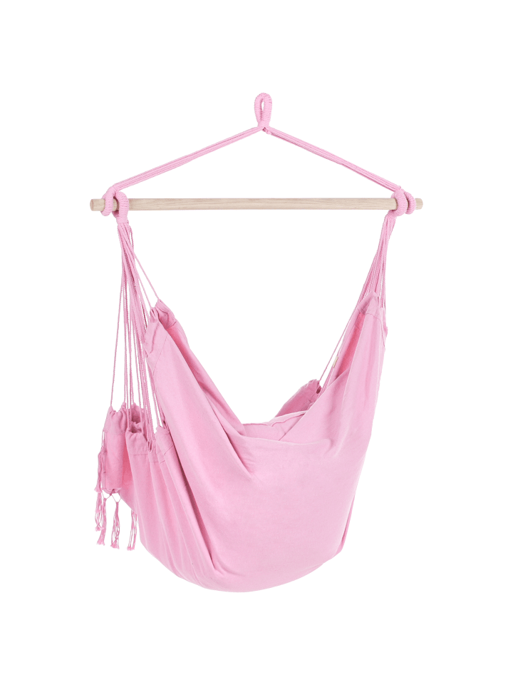 Beliani Hängesessel BONEA in Rosa - (W) 95 x (H) 125 x (L) 55 cm günstig kaufen onesize