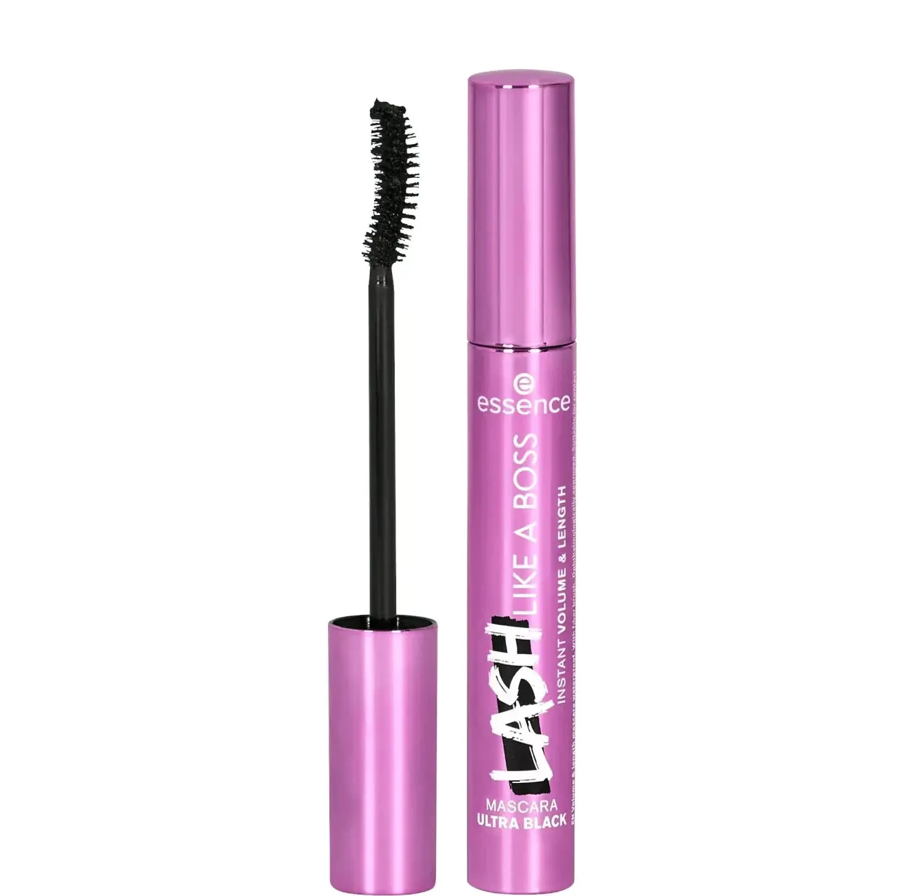 Essence Mascara Lash Like A Boss Øjeblikkelig Volumen & Længde, Ultra Sort
