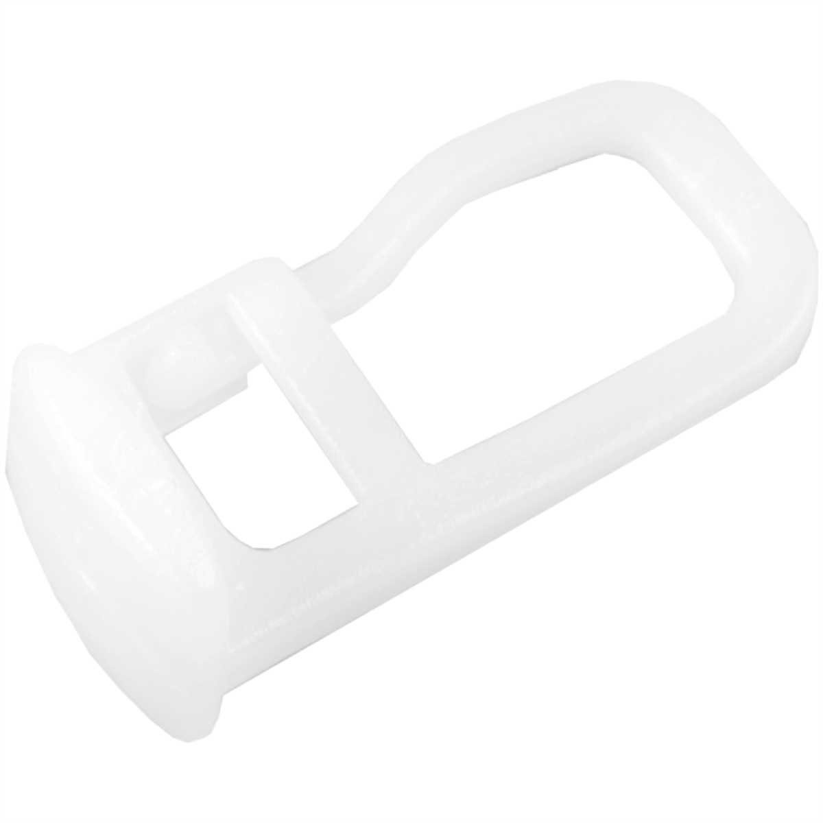 Gardinenschiene, Bestlivings, wird auf vorhandene Alu Gardinenschiene gesteckt, Vorhang-Gleiter (11x10mm) 50 Stück, Ideal für flache Vorhangschienen