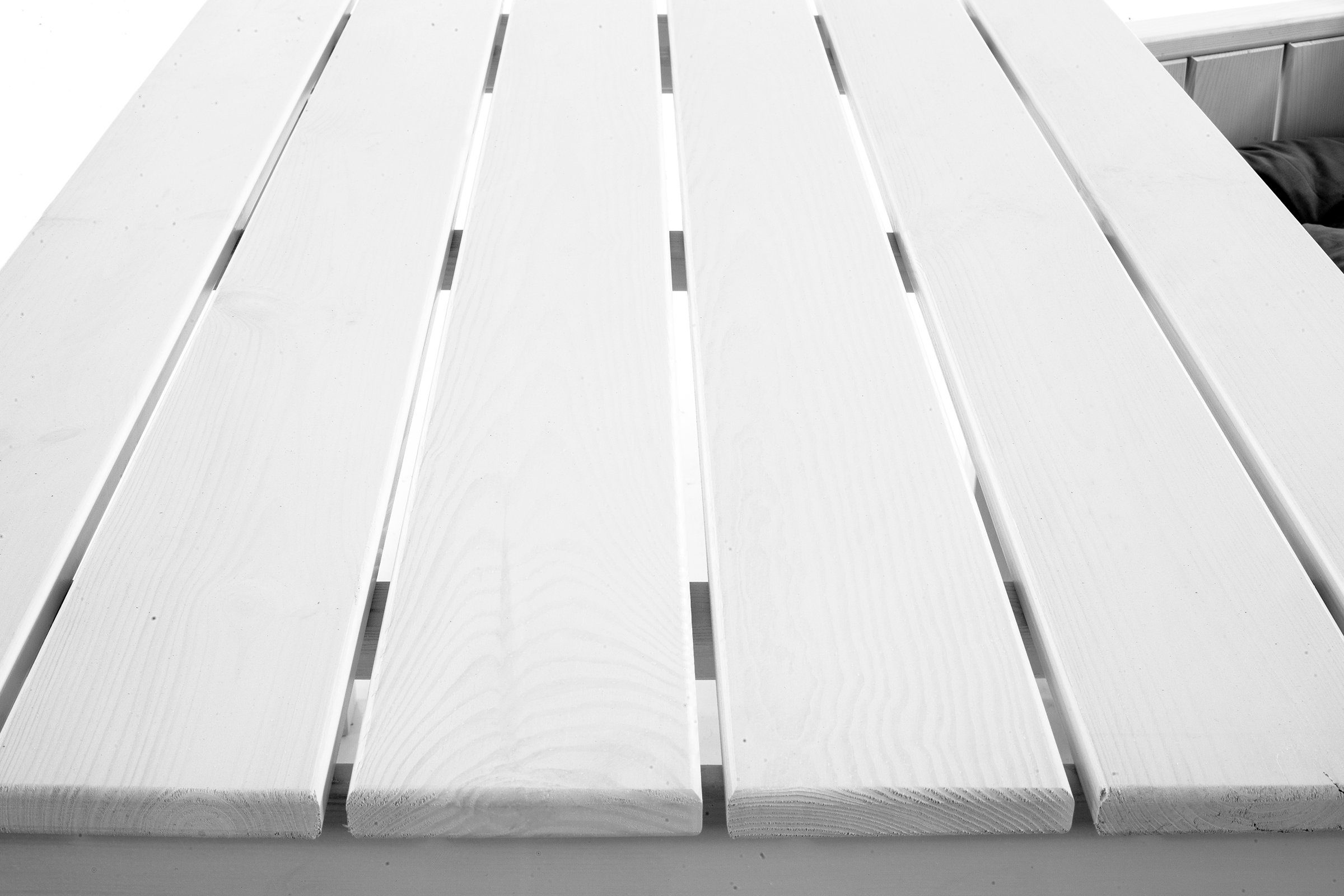 Home Feeling Gartenlounge-Set Essgruppe Loungegruppe Strandgut Europa, Kiefernholz, weiß