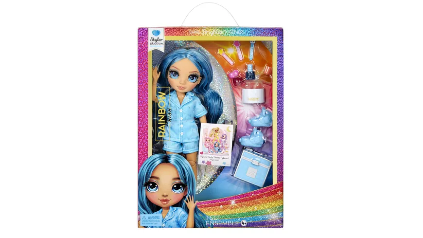Junior High PJ Party Modepuppe - Skyler (Blue)
