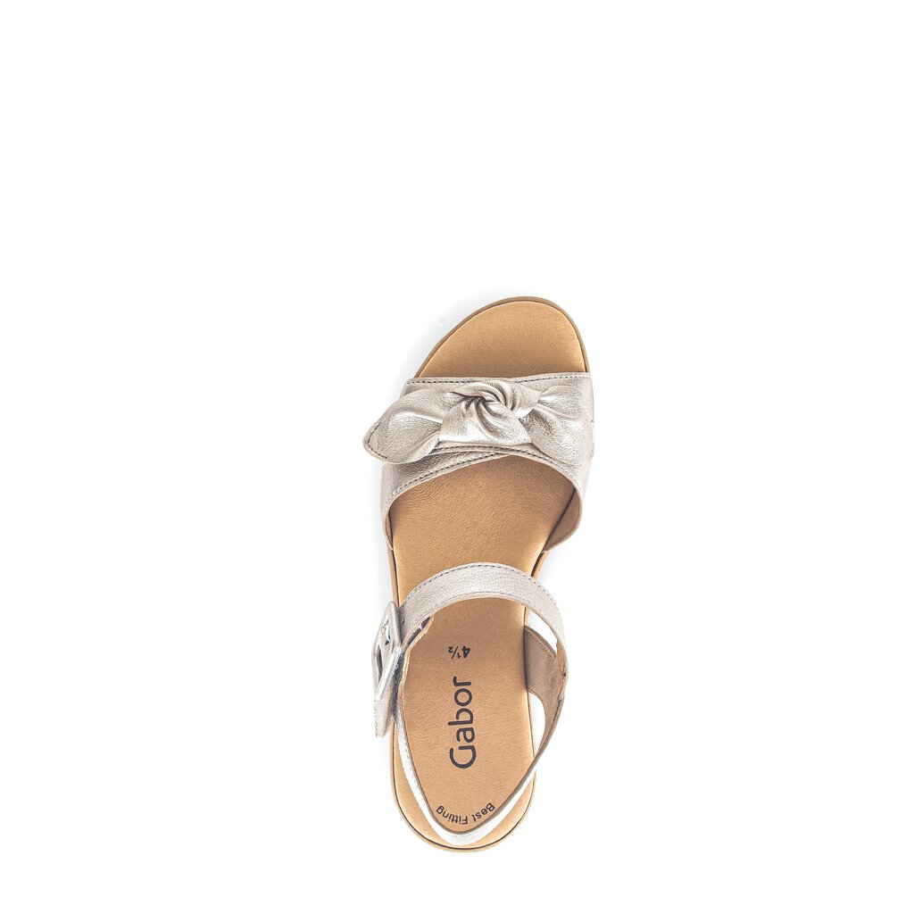 Gabor fashion Keilsandalette gold