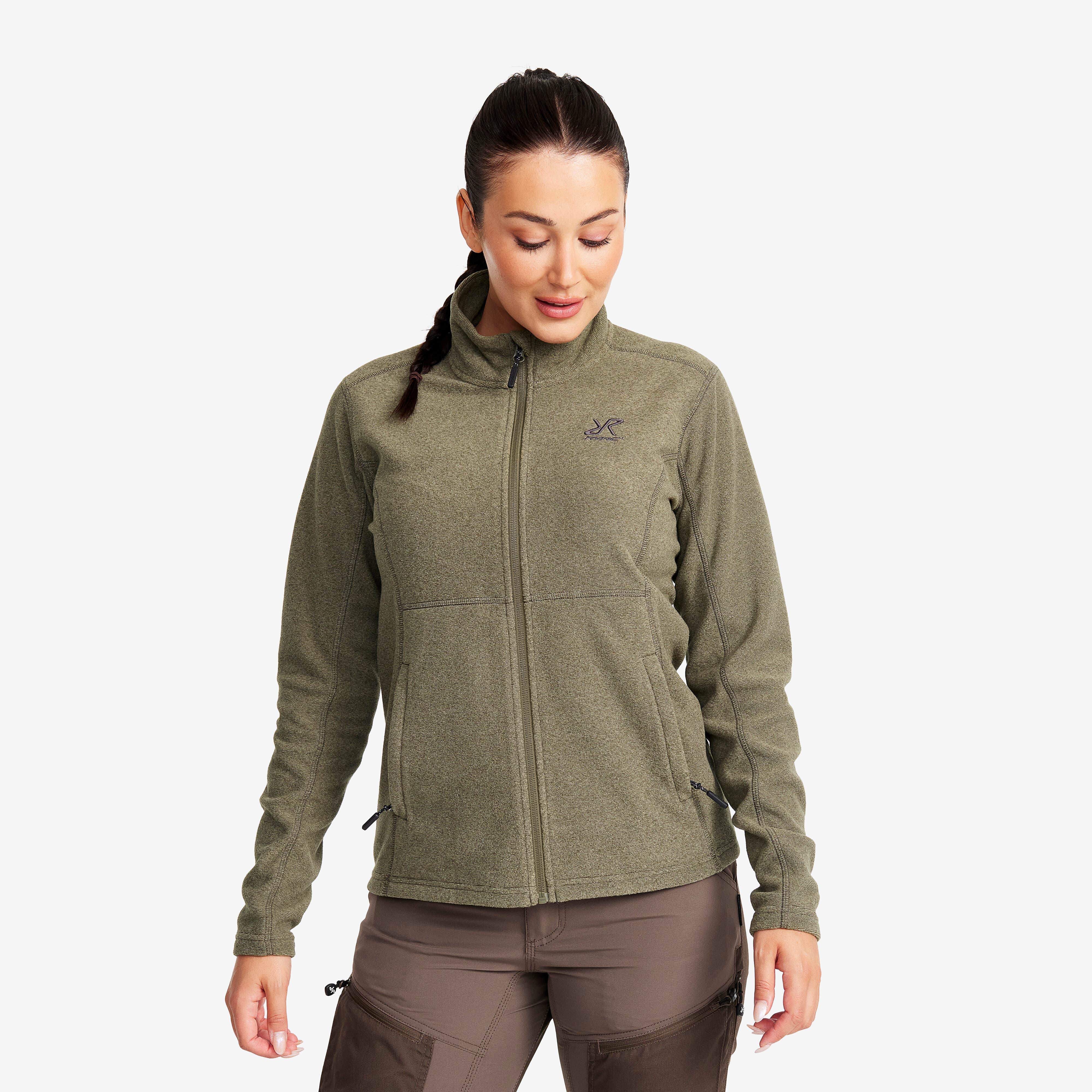 Essential Full-zip Fleece Femme Grape Leaf