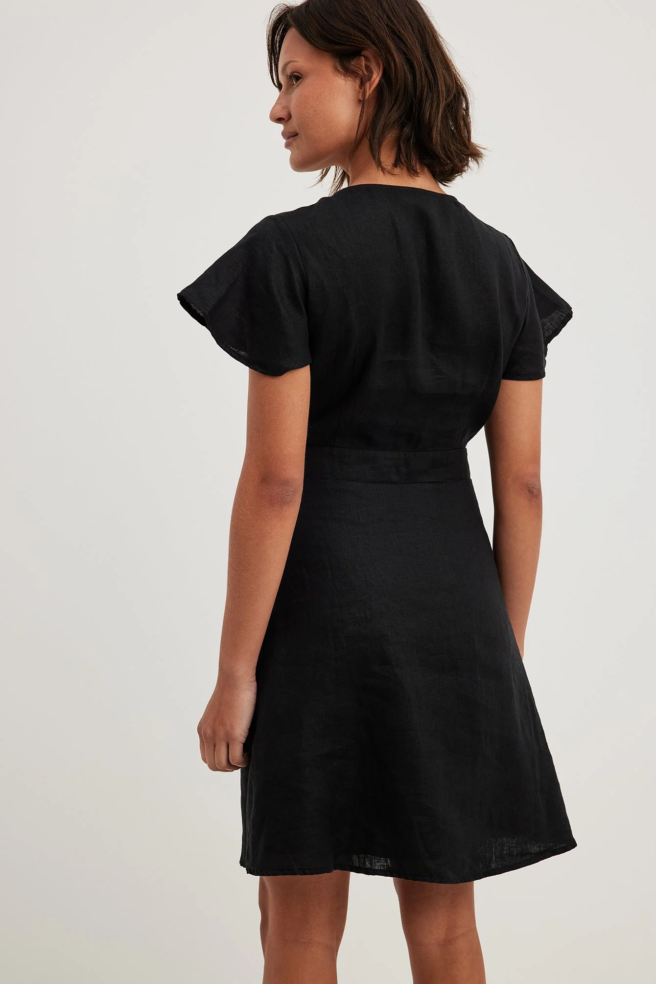 Hemdkleid mit Bindung vorne