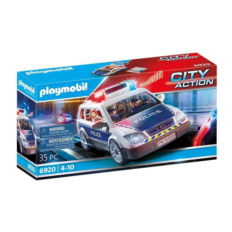 6920 Voiture de policiers avec gyrophare et sirène Playmobil City Action