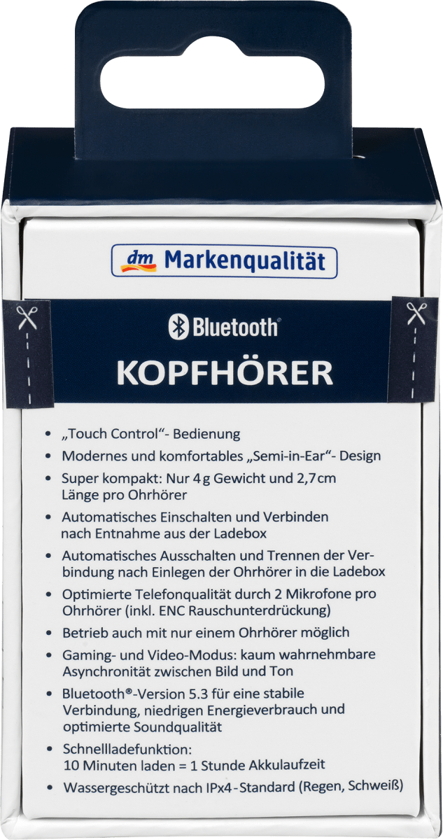 Kopfhörer Bluetooth, 1 St