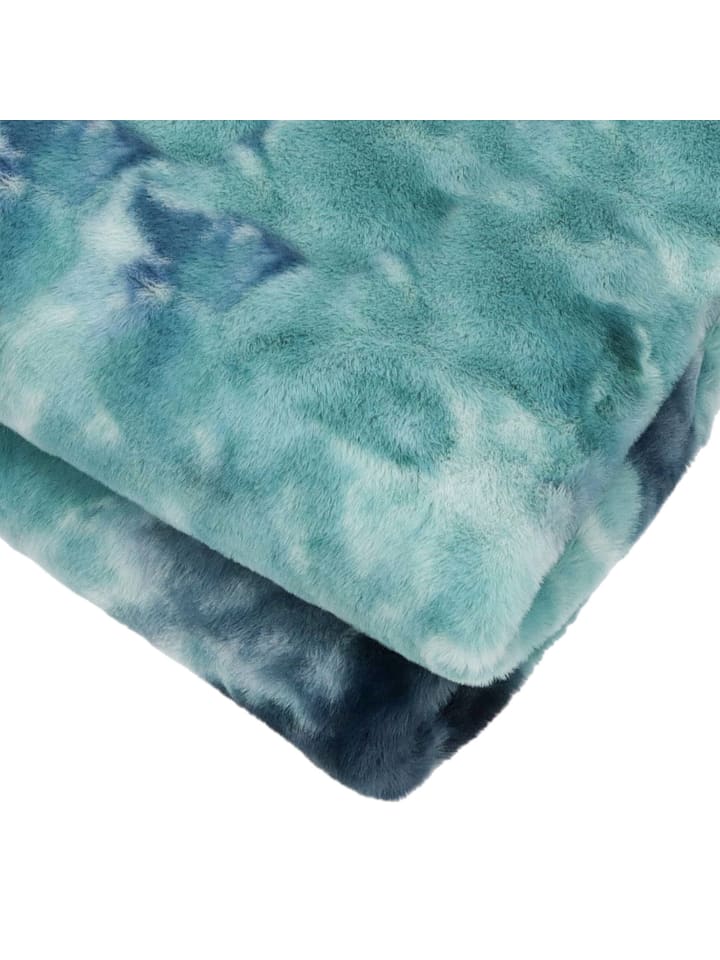 GMD Living Batik Wohndecke RUMBA in der Farbe Multi (blaugrün)  günstig kaufen