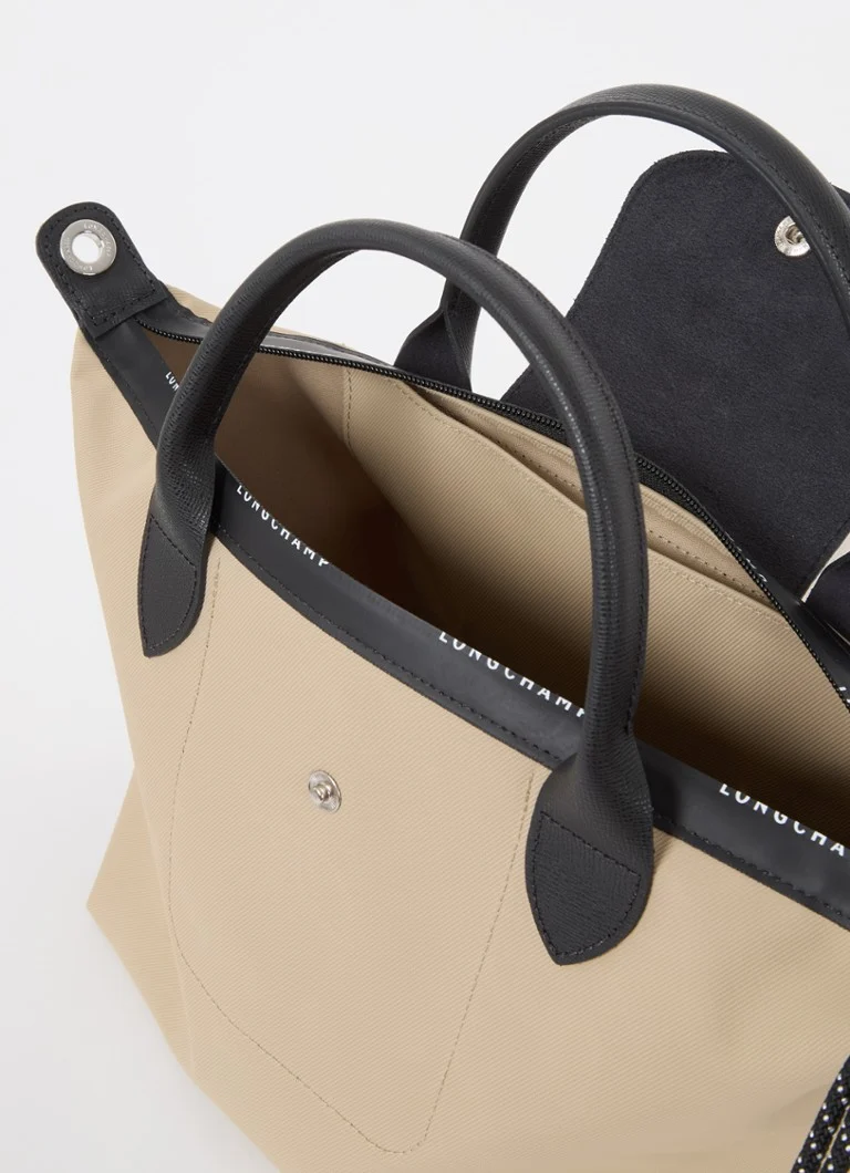 Geantă de umăr Longchamp Le Pliage Energy S cu detalii din piele