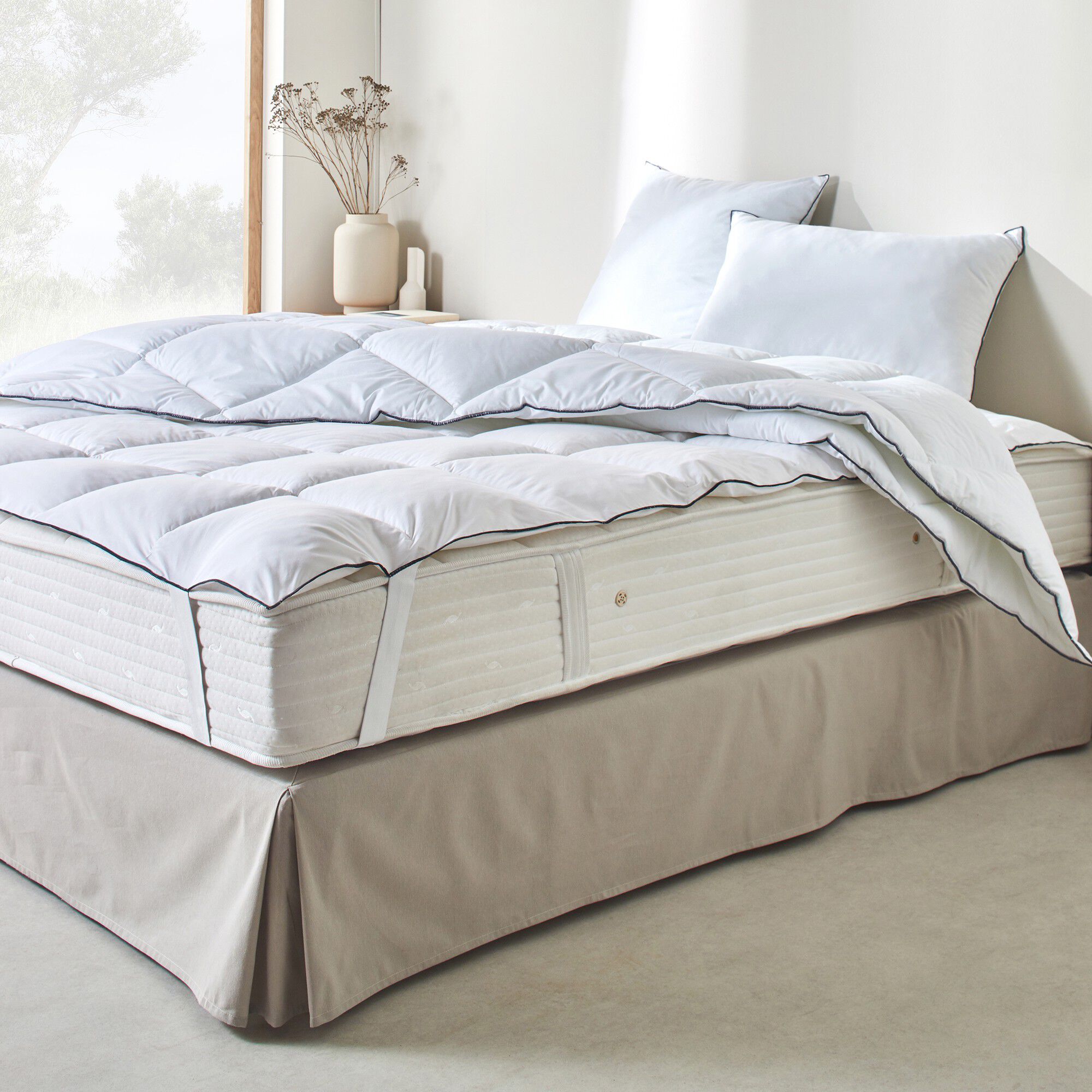 EDONA Surmatelas confort fabriqué en France, collection 