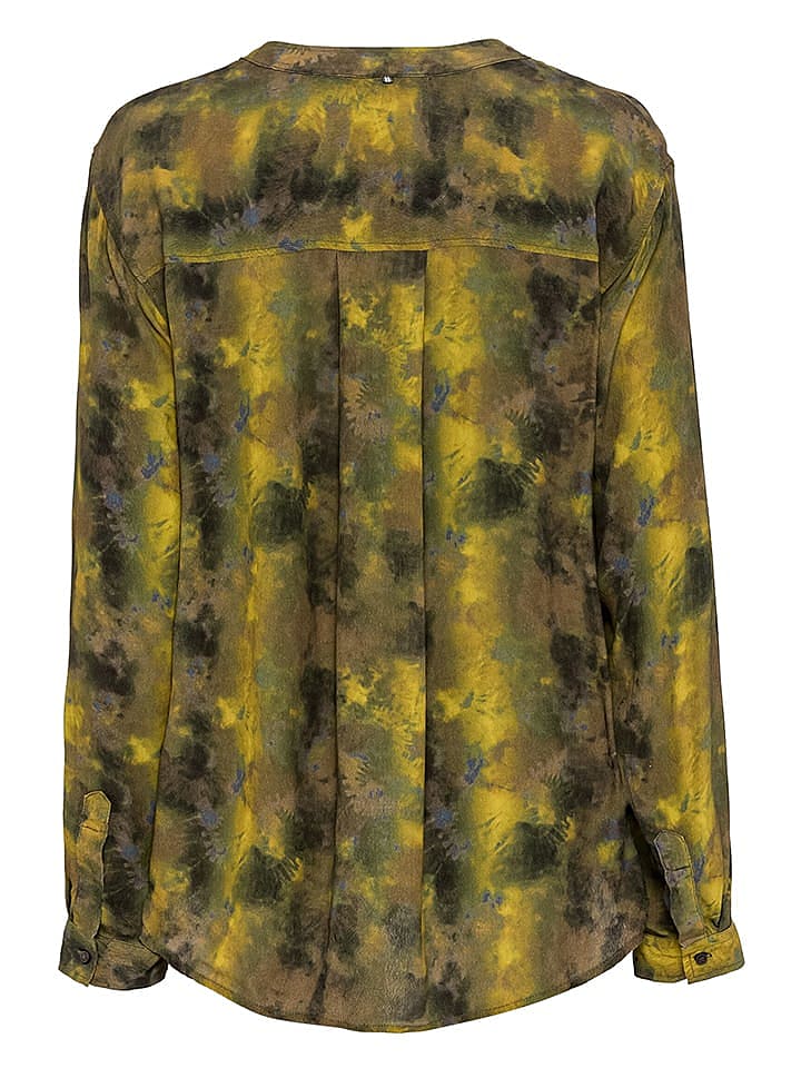 Camel Active Bluse in Khaki/ Gelb günstig kaufen M