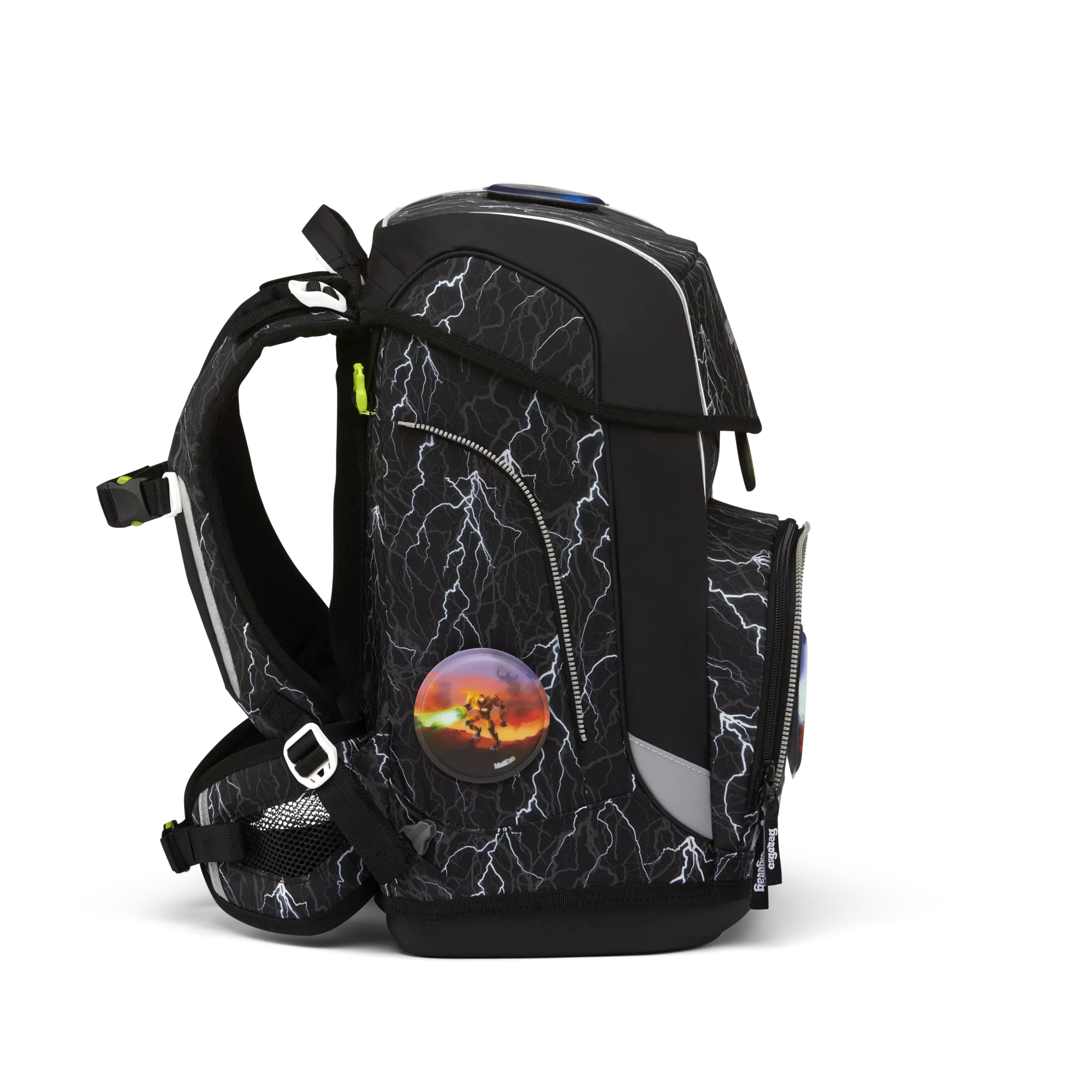 ergobag Schulranzen-Set Super ReflektBär