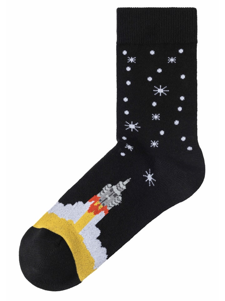 H.I.S Socken in 2x blau-gemustert, 2x schwarz-gemustert günstig kaufen