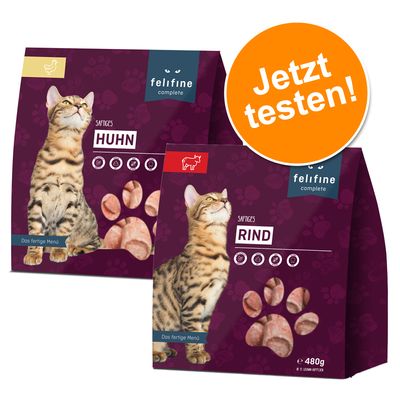 Mixed Pack Felifine Complete Nuggets 5 x 480 g