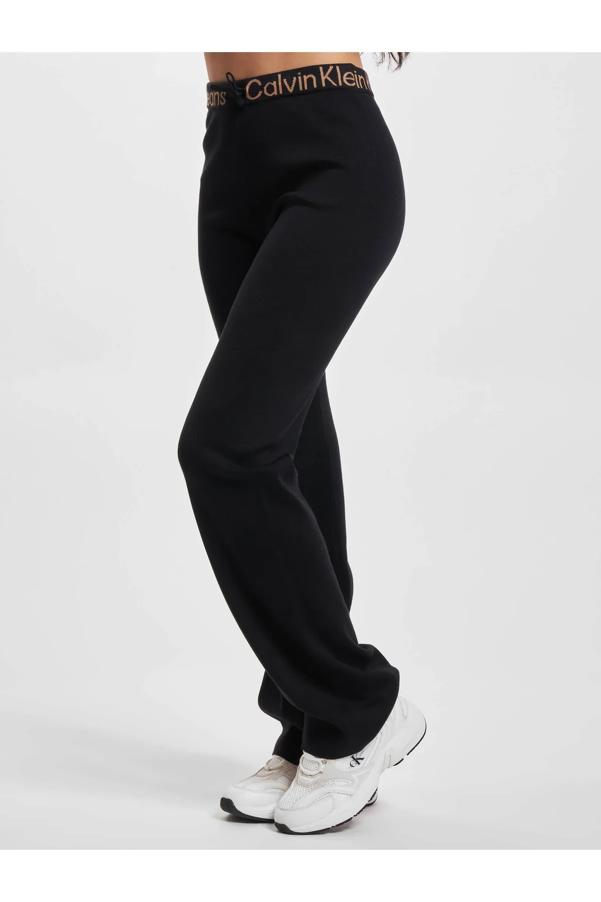 Calvin Klein  Damen Calvin Klein Jeans Logo Intarsia Gestrickte Jogginghose