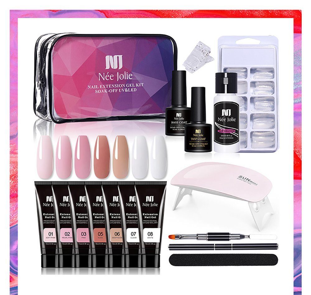 BLAUES MEER Nagellack-Set Nagellack-Set, Nagellack, Nagelwerkzeug, Nagellack-Gel, Nagelzubehör, 1-tlg., Beauty-Kits für Anfänger
