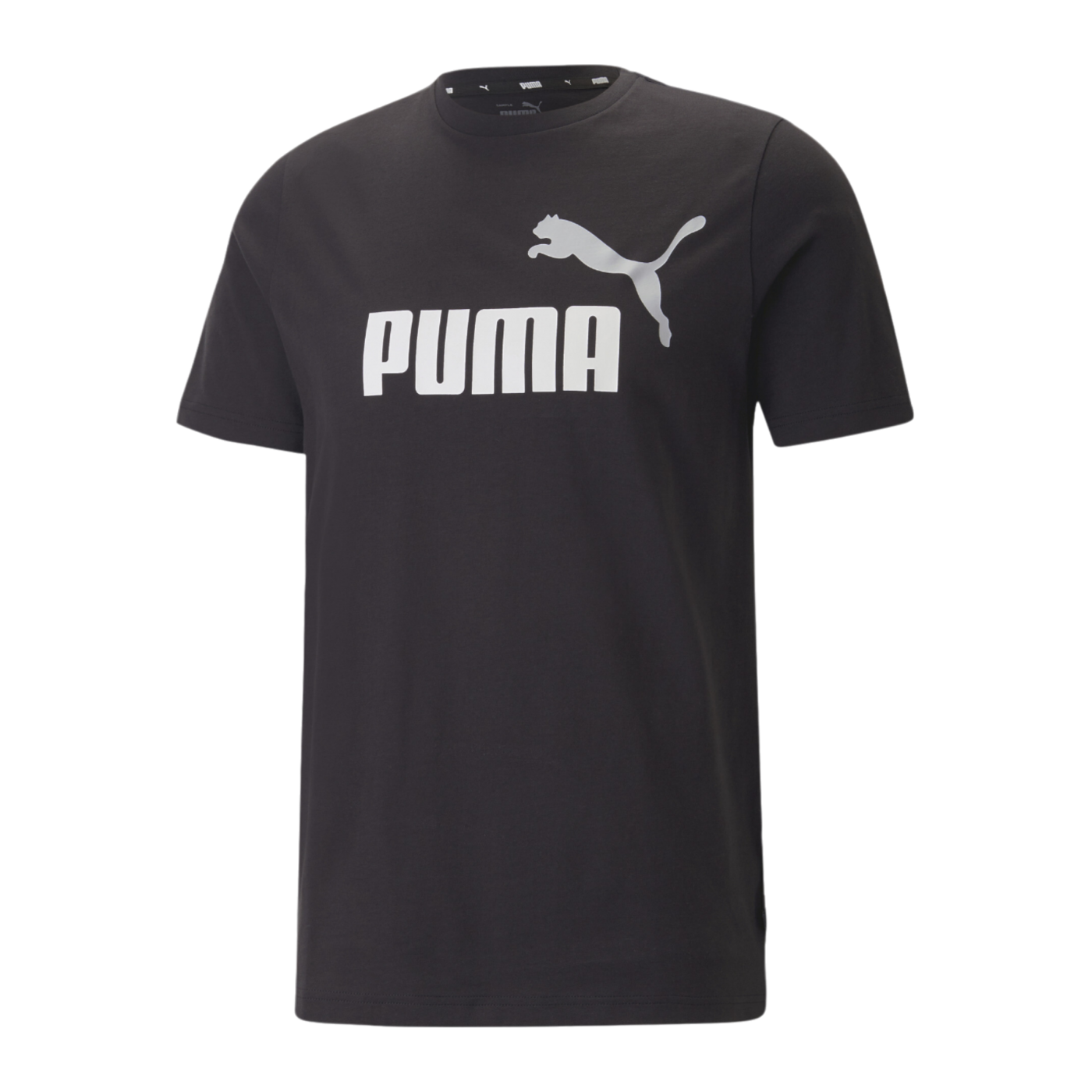 PUMA ESS 2 Col Logo T-Shirt Schwarz F61