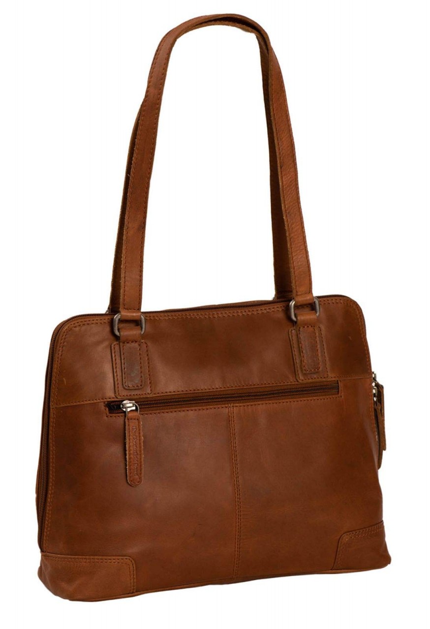 THE CHESTERFIELD BRAND Handtaschen braun Shouldertas klein Flint