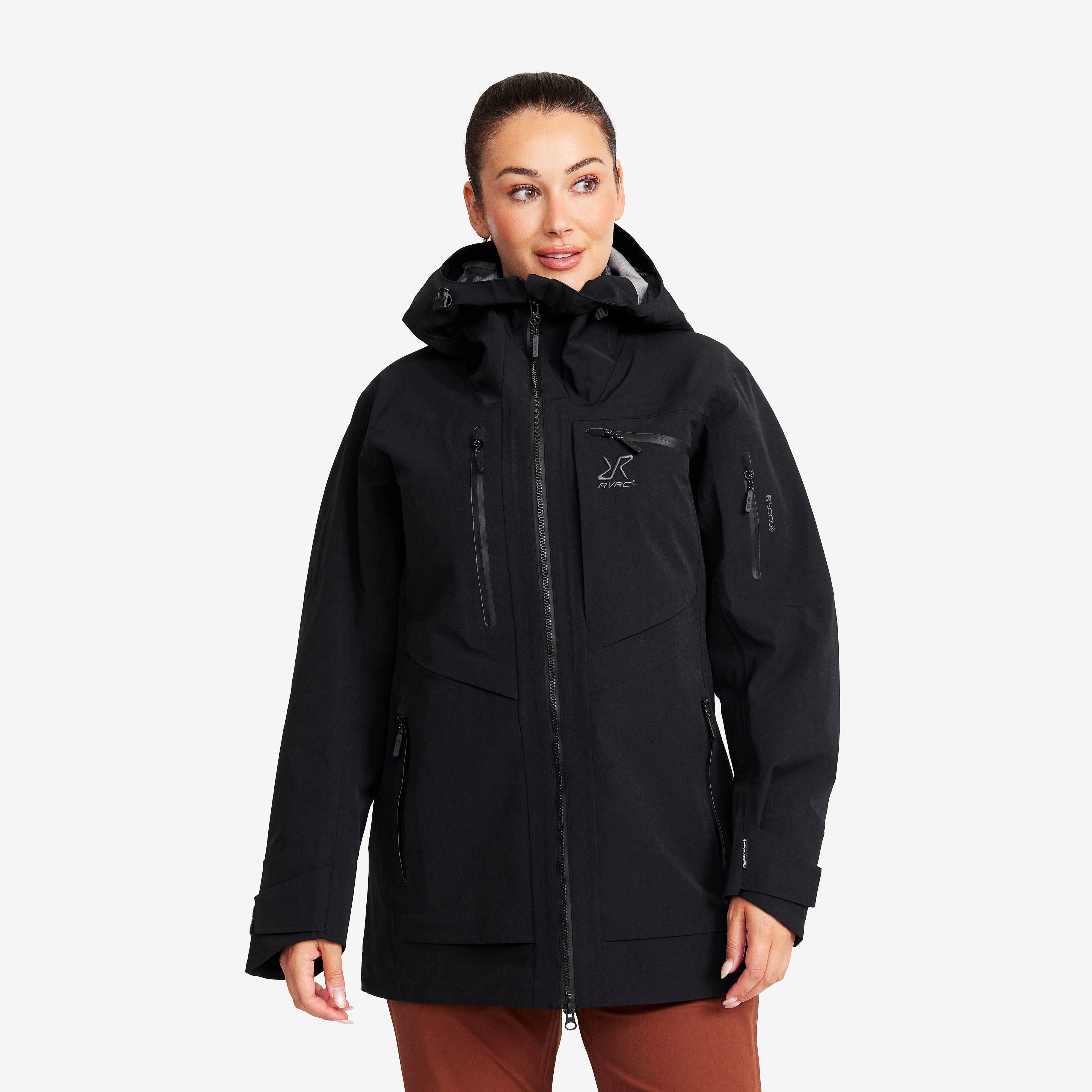 Cyclone Long 3L Jacket Femme Black