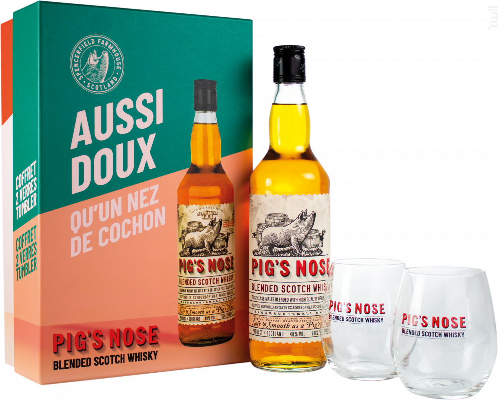 Pig's Nose Coffret 2 Verres Pig's Nose