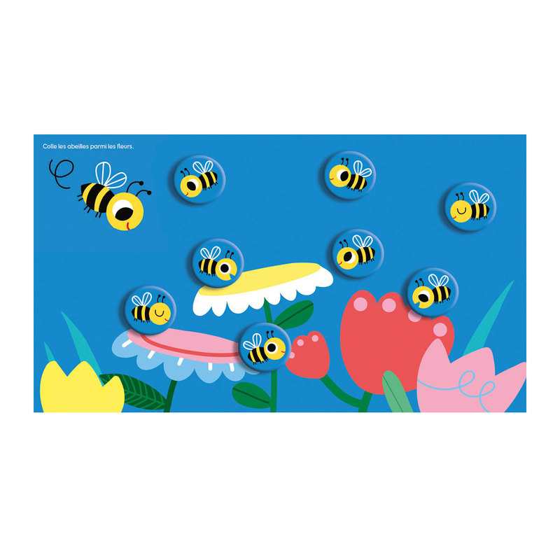 Pochette Autocollants petites mains les animaux du jardin - Lito
