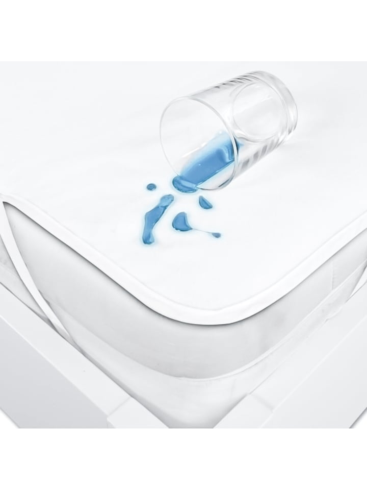 COFI 1453 Inkontinenz Matratzenauflage Matratzenschoner Wasserdicht Bett Schutz in Weiß günstig kaufen 140 x 200 cm