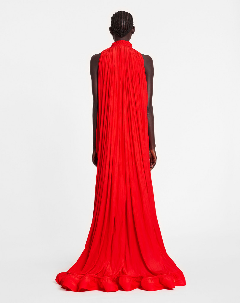 ROBE LONGUE EN CHARMEUSE TRIBUTE
