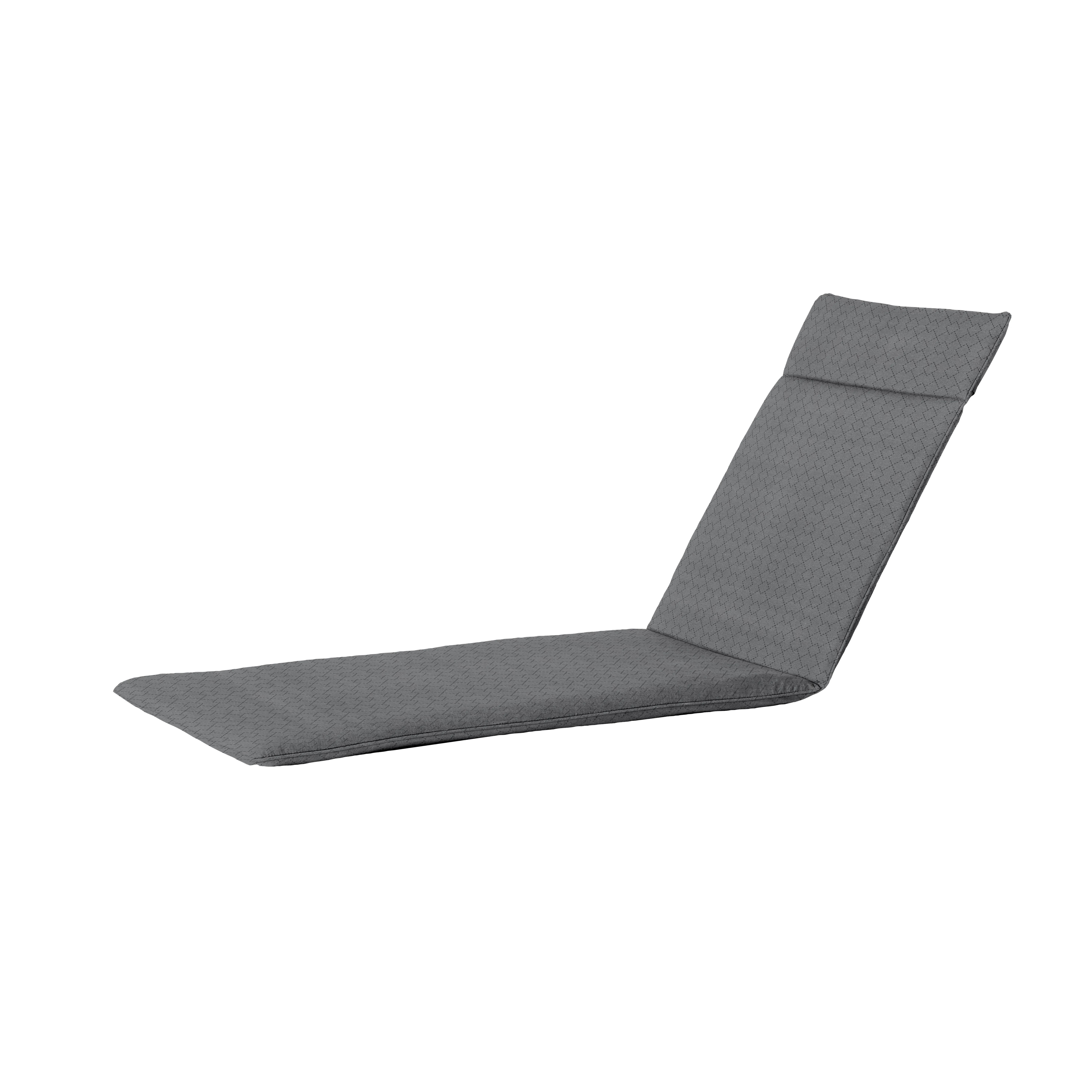 Madison Check Grey 190x60 Liegekissen