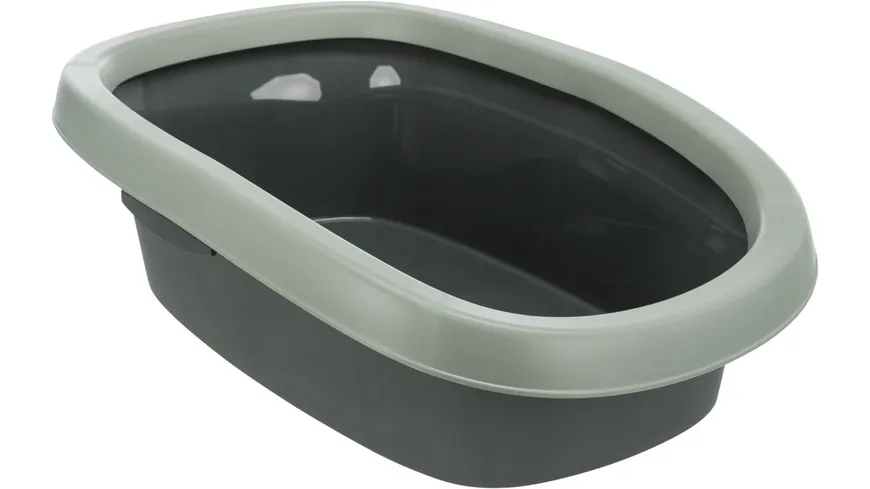 Trixie Be Eco Katzentoilette Carlo mit Rand anthrazit Katzentoilette