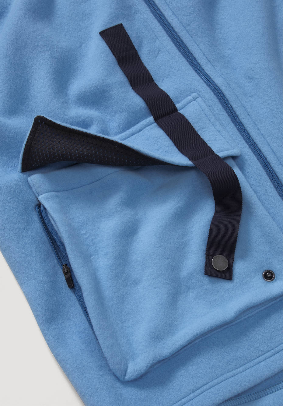 Softfleece-Weste aus reiner Bio-Baumwolle