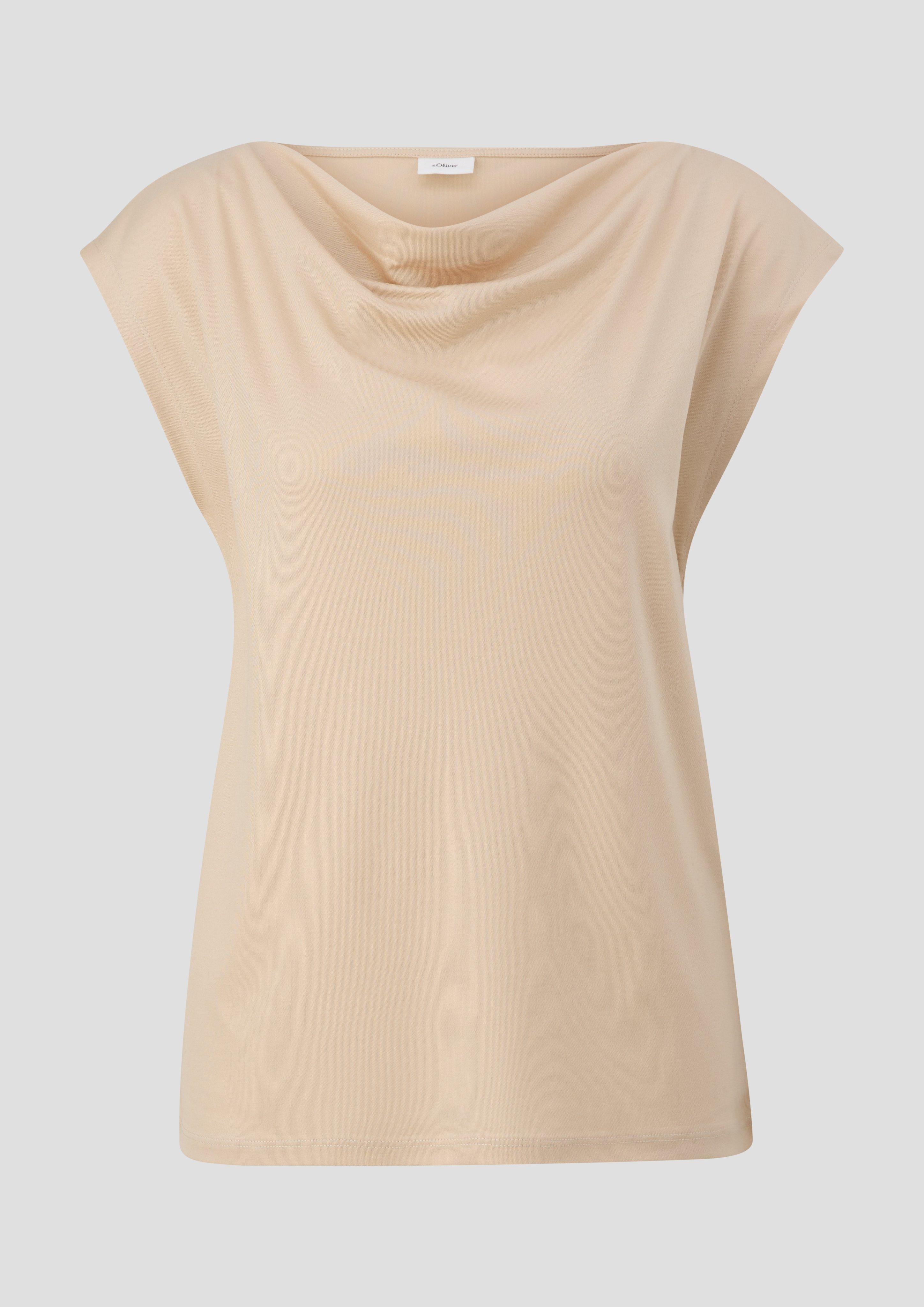 Top mit Wasserfall-Ausschnitt  2138434-8120