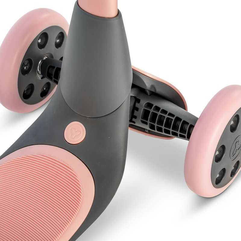 Trottinette 3 roues Yglider rose Yvolution