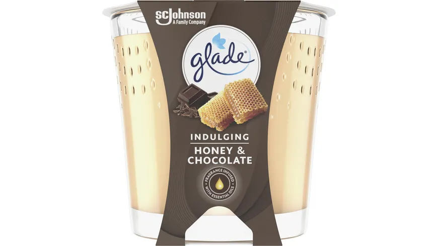 Glade Duftkerze Indulging Honey & Chocolate 129 g